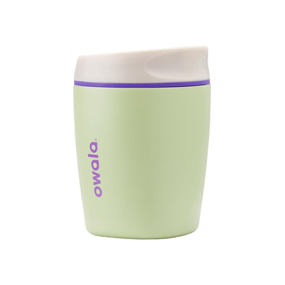 Owala SmoothSip Insulated Stainless Steel Coffee Tumbler, Reusable Iced Coffee Cup, Hot Coffee Travel Mug, BPA Free, 20 oz, Pink (Watermelon Breeze)