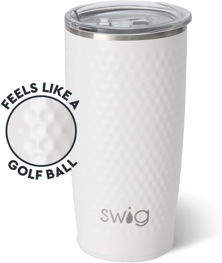 Swig Life 32oz Insulated Tumbler, Travel Coffee Tumbler with Lid, Cup Holder Friendly Travel Coffee Mug, Stainless Steel with Lid (Hayride)