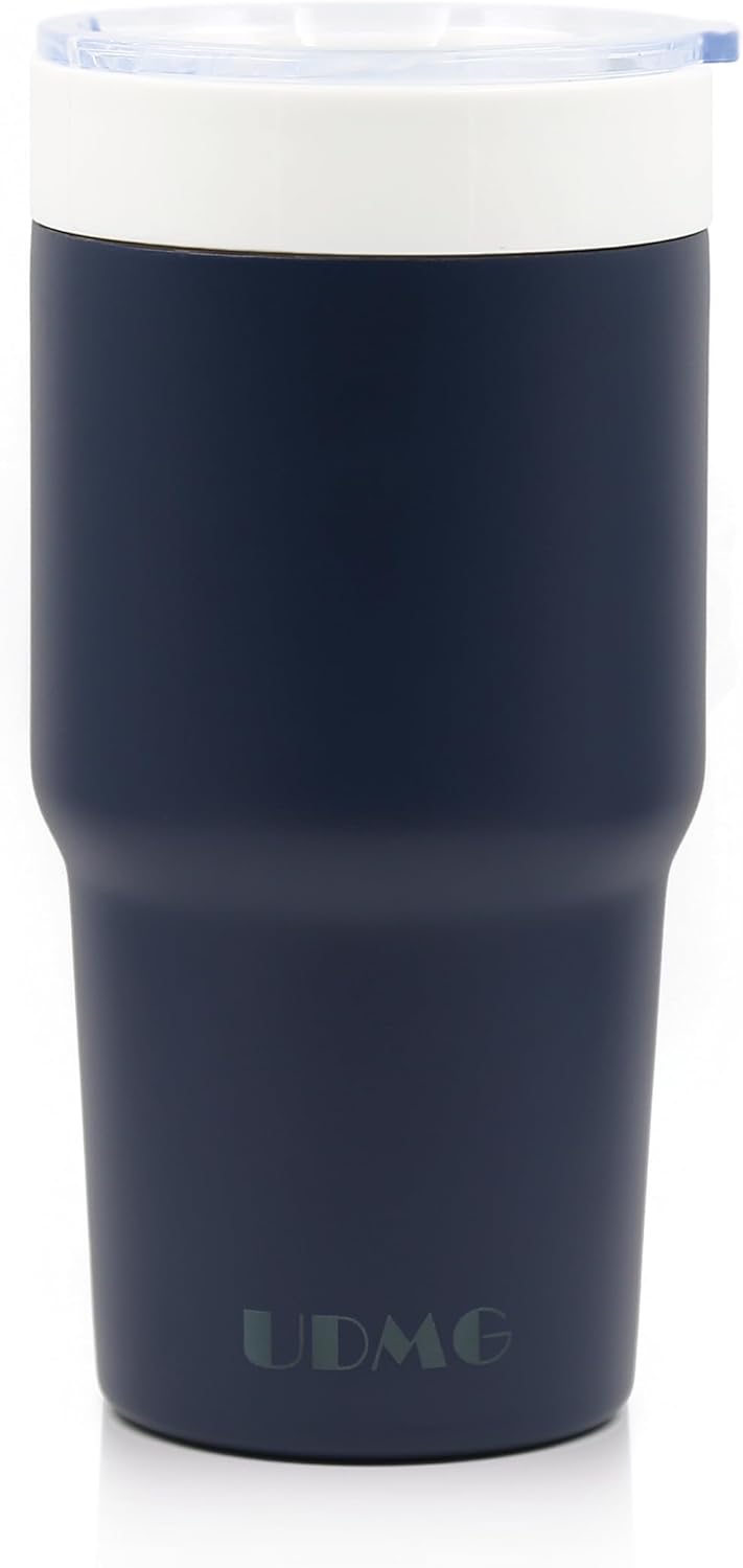True Ceramic Lined (Not Coated) Stainless Steel Vacuum Insulated Travel Coffee Tumbler, No Metallic Taste, 16oz for Coffee & Tea On-The-Go (Original Steel)