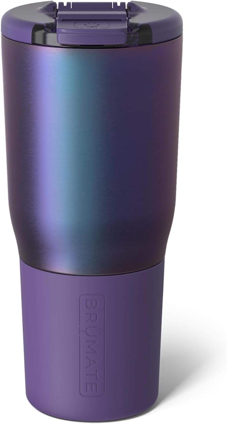 BrüMate Nav 25oz 100% Leak Proof Insulated Travel Tumbler with Magnetic BevLock™ Lid - Double Wall Cup-Holder Friendly Stainless Steel Mug (Nightfall Blue)
