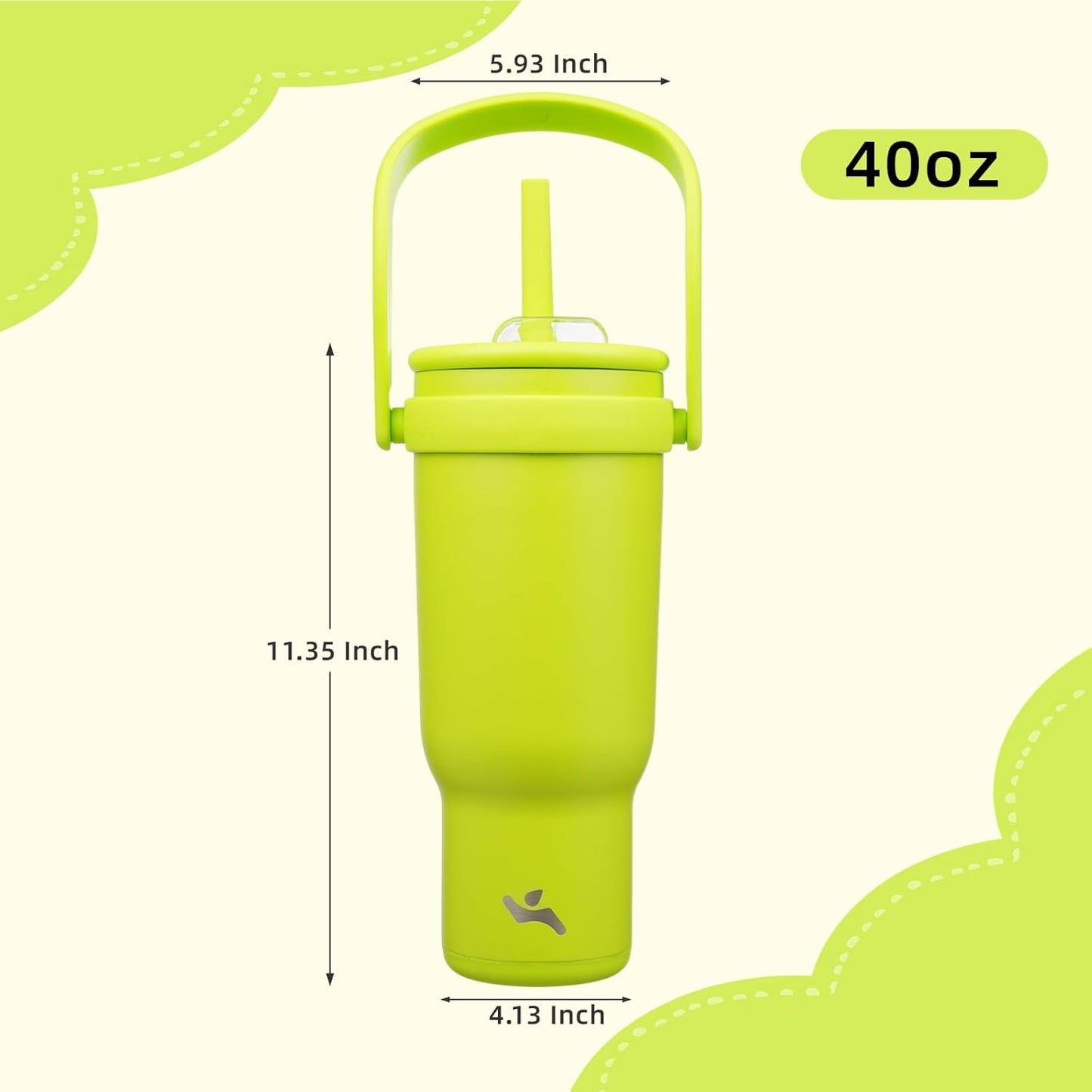 Konokyo 30 oz Tumbler with Side Handle, Insulated Water Bottle with Straw and 2 in 1 Lid, Stainless Steel Cup Travel Coffee Mug for Sports Office Gym,Purple