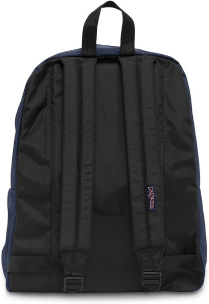 JanSport SuperBreak One Backpacks - Durable, Lightweight Bookbag with 1 Main Compartment, Front Utility Pocket with Built-in Organizer - Premium Backpack, Black - Colors B