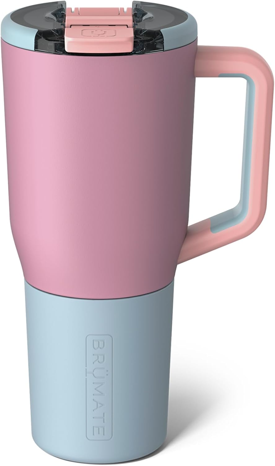 BrüMate Müv - 25oz 100% Leak Proof Insulated Coffee Mug with Handle & Lid - Stainless Steel Coffee Travel Mug - Double Walled Coffee Cup (Lilac Dusk)