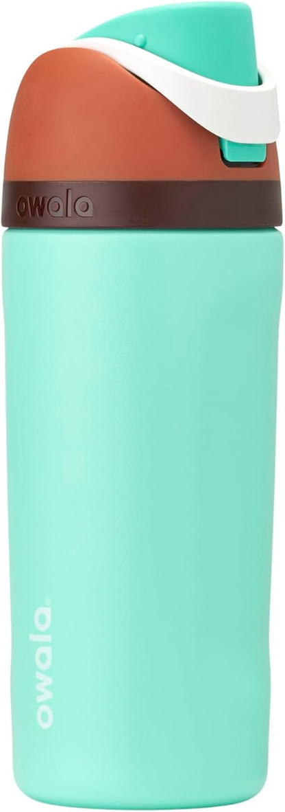 Owala FreeSip Insulated Stainless Steel Water Bottle with Straw, BPA-Free Sports Water Bottle, Great for Travel, 32 Oz, Denim