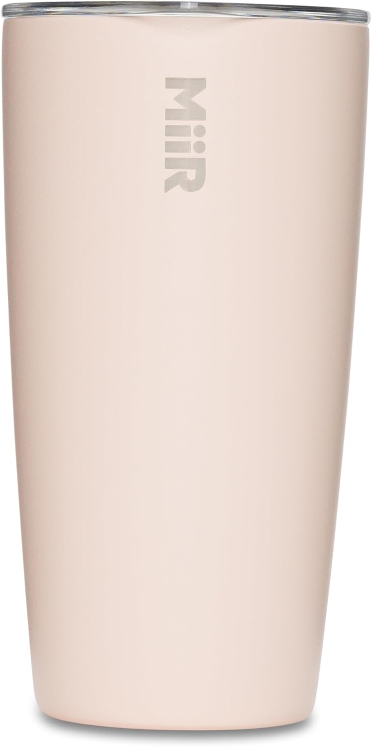 MiiR Tumbler, 12oz Insulated Stainless Steel with Press Fit Slide Lid – Splash Proof Design, Holds Hot & Cold Beverages, Stylish & Functional Cup Holder Compatible