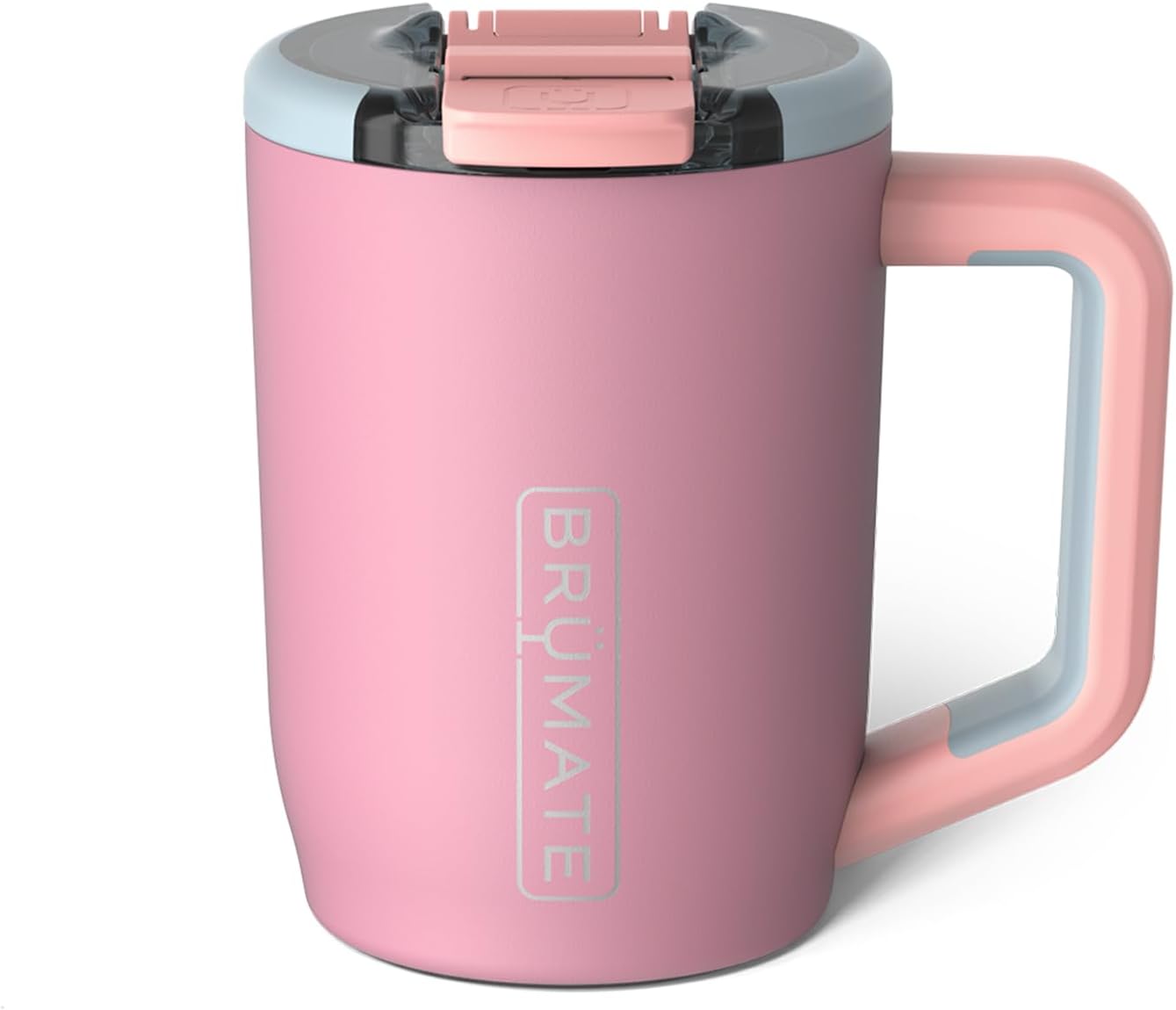BrüMate Müv - 15oz 100% Leak Proof Insulated Coffee Mug with Handle & Lid - Stainless Steel Coffee Travel Mug - Double Walled Coffee Cup (Lilac Dusk)