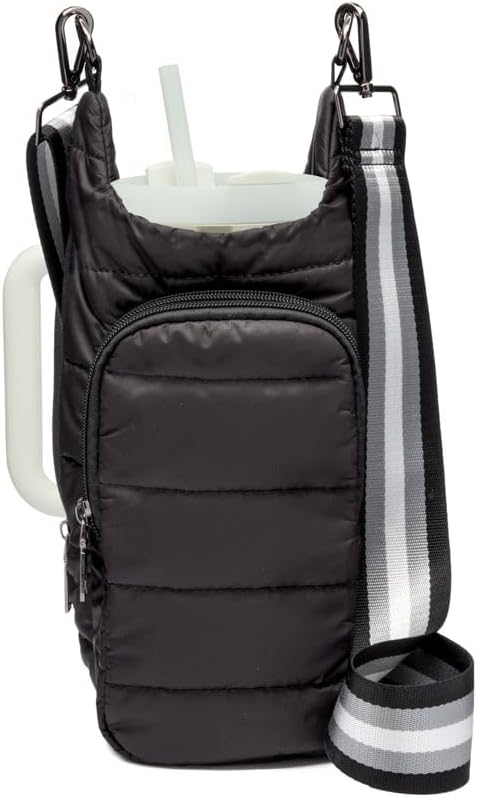 WanderFull Original HydroBag Handle® Zipper Slot for Handle, Hands-Free Crossbody Water Bottle Holder & Tumbler Accessories