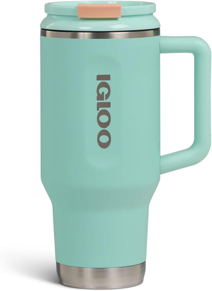 Igloo 20 oz Stainless Steel Tumbler | Sport Sipper Bottle | Thrift Pink