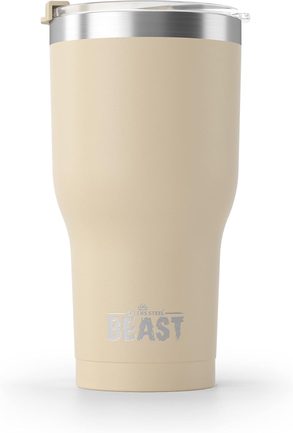 Beast 10 oz Tumbler Stainless Steel Vacuum Insulated Coffee Ice Cup Double Wall Travel Flask (Arctic White)