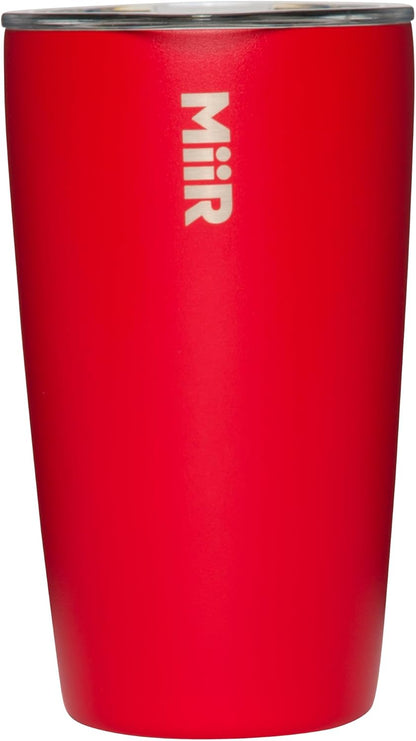 MiiR Tumbler, 12oz Insulated Stainless Steel with Press Fit Slide Lid – Splash Proof Design, Holds Hot & Cold Beverages, Stylish & Functional Cup Holder Compatible