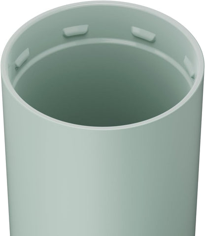 BrüMate Strova 18oz 100% Leakproof Insulated Coffee Mug | Ceramic-Lined Interior | Built-In Silicone Sleeve for Travel | Locking Flip Lid (Nightfall Blue)