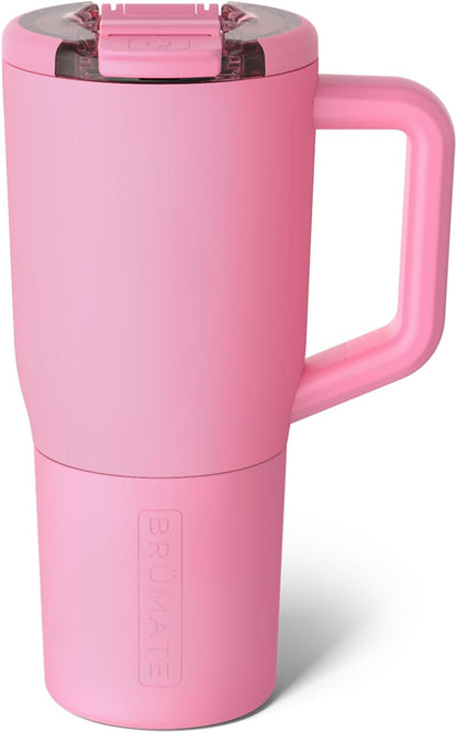 BrüMate Müv - 25oz 100% Leak Proof Insulated Coffee Mug with Handle & Lid - Stainless Steel Coffee Travel Mug - Double Walled Coffee Cup (Lilac Dusk)