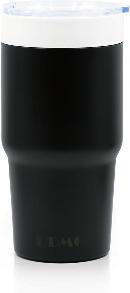 True Ceramic Lined (Not Coated) Stainless Steel Vacuum Insulated Travel Coffee Tumbler, No Metallic Taste, 16oz for Coffee & Tea On-The-Go (Original Steel)