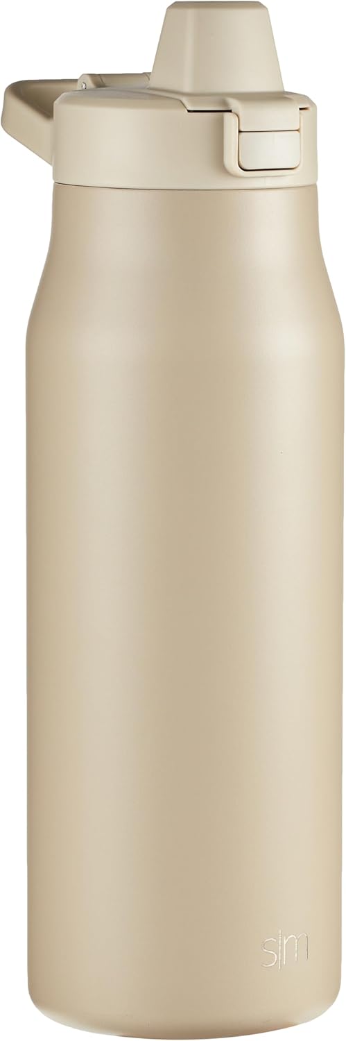 Simple Modern Filtered Water Bottle | Insulated Stainless-Steel Carbon Filter Travel Water Bottles | Reusable for Clean Drinking Water On The Go | 34oz, Sea Glass Sage