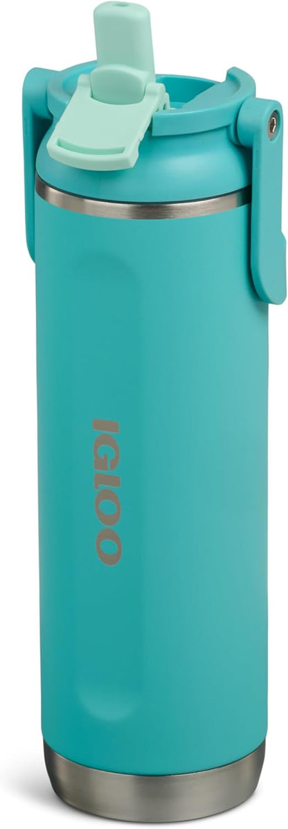 Igloo 20 oz Stainless Steel Tumbler | Sport Sipper Bottle | Thrift Pink