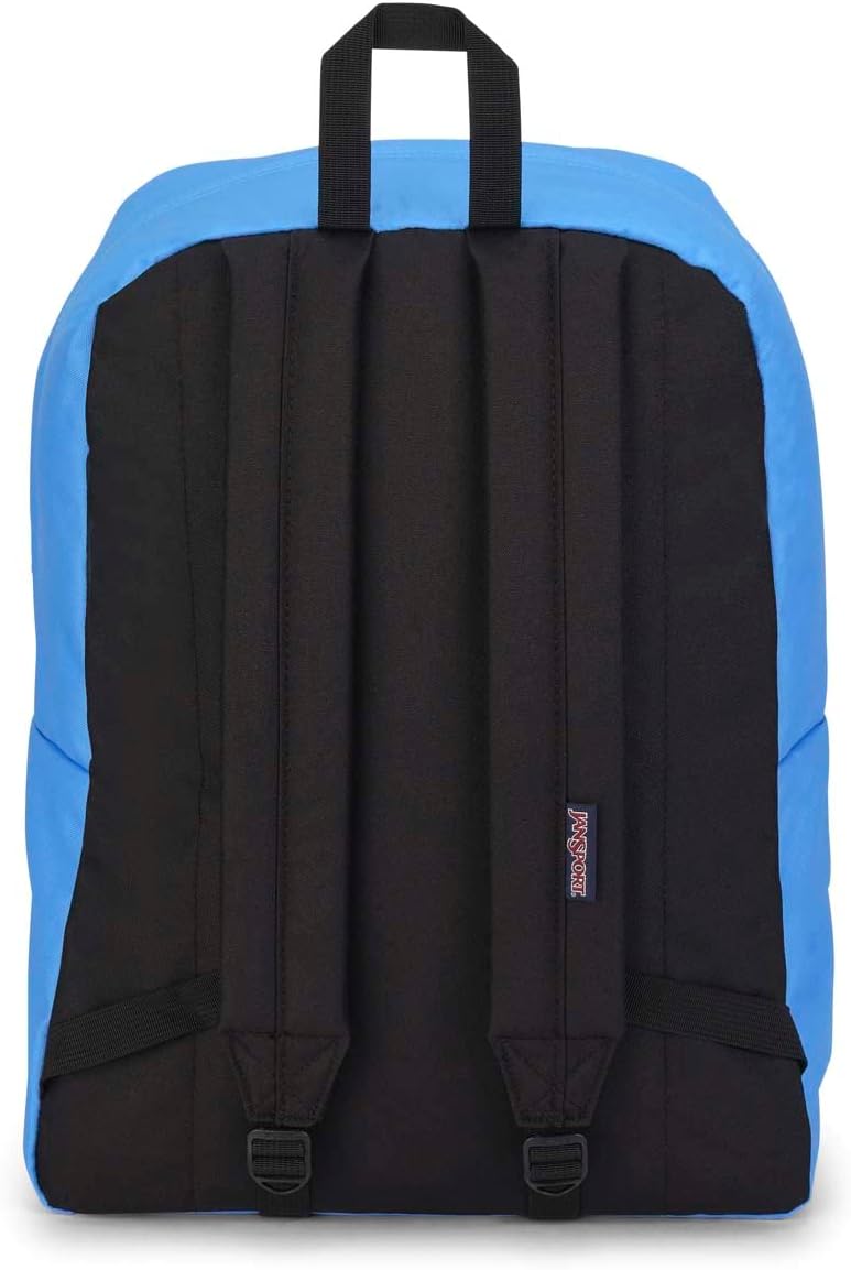 JanSport SuperBreak One Backpacks - Durable, Lightweight Bookbag with 1 Main Compartment, Front Utility Pocket with Built-in Organizer - Premium Backpack, Black - Colors A