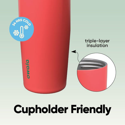 Owala FreeSip Sway Insulated Stainless Steel Water Bottle with Two-Way Spout, Built-In Straw and Bucket Handle, Made for Travel, School, and Sports, 30oz, BPA Free, Leak Proof, Daybreak