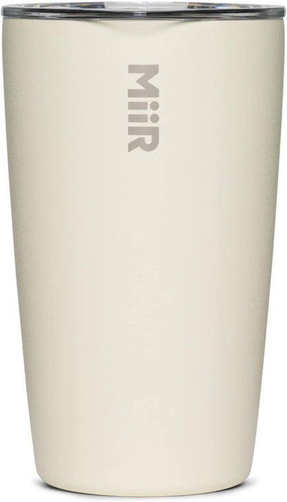 MiiR Tumbler, 12oz Insulated Stainless Steel with Press Fit Slide Lid – Splash Proof Design, Holds Hot & Cold Beverages, Stylish & Functional Cup Holder Compatible