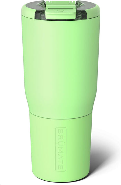 BrüMate Nav 25oz 100% Leak Proof Insulated Travel Tumbler with Magnetic BevLock™ Lid - Double Wall Cup-Holder Friendly Stainless Steel Mug (Nightfall Blue)