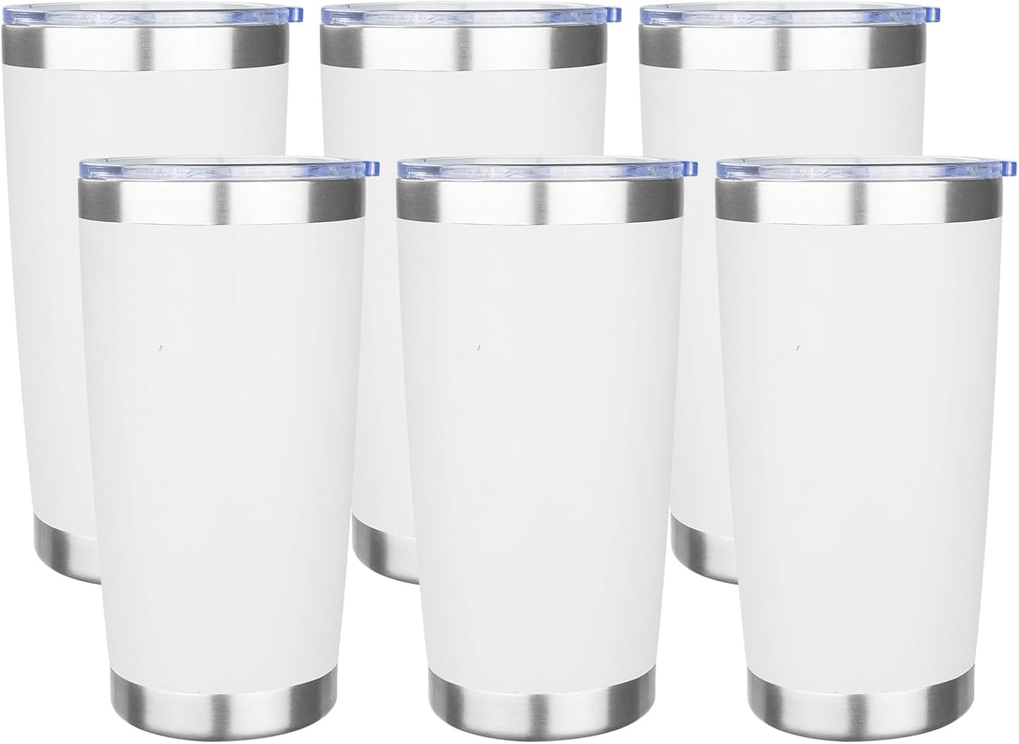 20oz Tumbler with Lid Stainless Steel Insulated Tumblers Travel Coffee Tumbler Bulk Double Wall Vacuum Insulated Water Cup Gifts for Christmas Women Men Her Him Home Office(Navy Blue, 1pack)