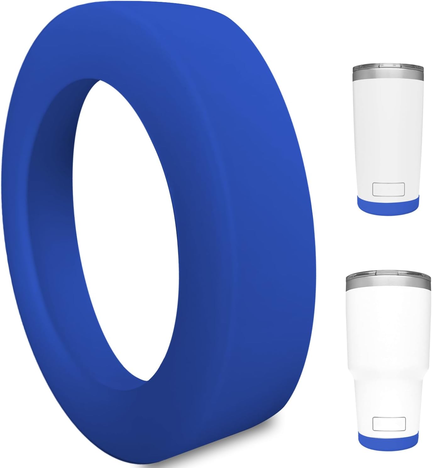 Silicone Boot Sleeve for YETI Tumbler 30 oz, 20 oz - Safer Protection and Less Noise for Yeti Coffee Mug Cup 20oz 30 oz - Dishwasher Safe