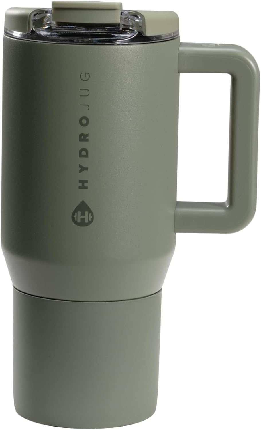 HydroJug Coffee Traveler 20 oz - Leak-Resistant, Ceramic-Lined Insulated Travel Coffee Mug for Hot or Cold Drinks with Flip Lid & Handle, Dishwasher Safe Coffee Tumbler, Cascade