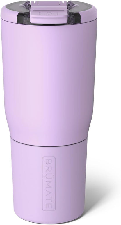 BrüMate Nav 25oz 100% Leak Proof Insulated Travel Tumbler with Magnetic BevLock™ Lid - Double Wall Cup-Holder Friendly Stainless Steel Mug (Nightfall Blue)