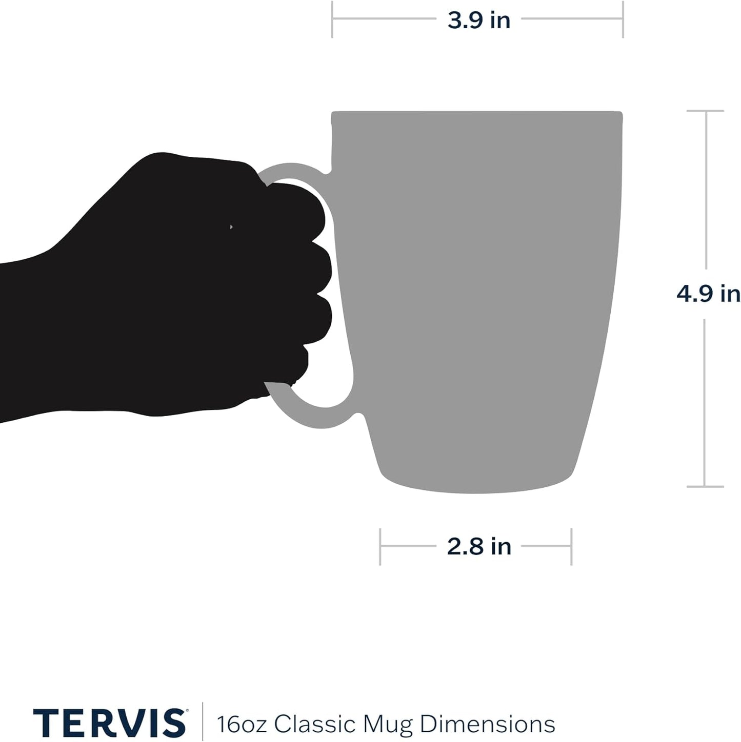 Tervis Clear & Colorful Lidded Made in USA Double Walled Insulated Tumbler Travel Cup Keeps Drinks Cold & Hot, 24oz, Black Lid, 1 Count (Pack of 1)