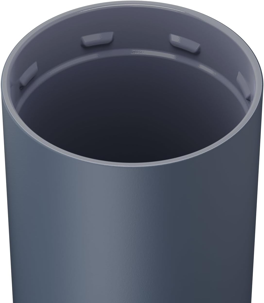 BrüMate Strova 18oz 100% Leakproof Insulated Coffee Mug | Ceramic-Lined Interior | Built-In Silicone Sleeve for Travel | Locking Flip Lid (Nightfall Blue)
