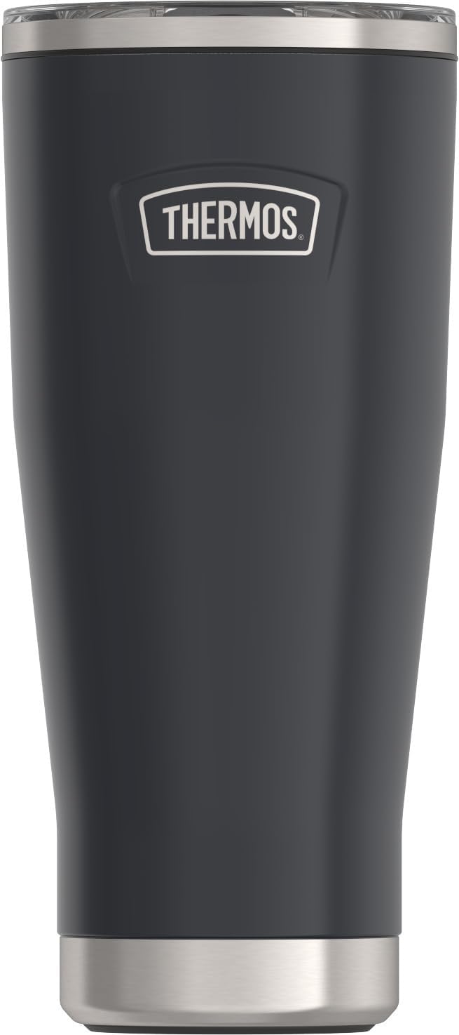 THERMOS ICON SERIES, Stainless Steel Tumbler with Slide Lock, 18 Ounce, Mystic Navy