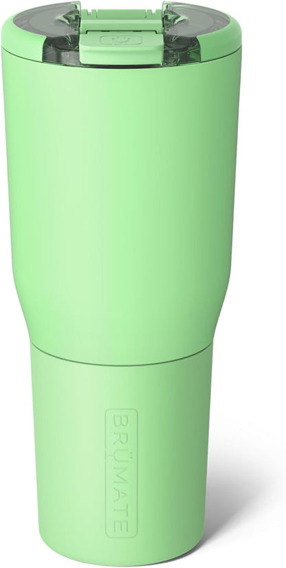 BrüMate Nav 25oz 100% Leak Proof Insulated Travel Tumbler with Magnetic BevLock™ Lid - Double Wall Cup-Holder Friendly Stainless Steel Mug (Nightfall Blue)