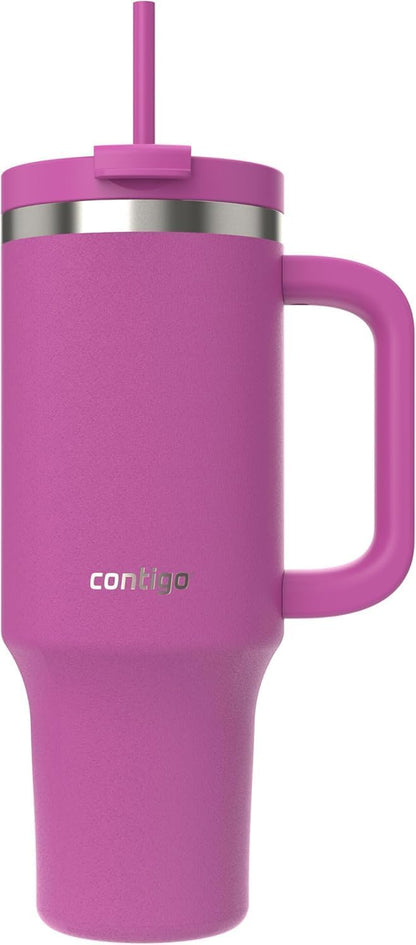 Contigo Streeterville 40oz Tumbler, Stainless Steel Vacuum Insulated, Leak-Proof, Cold for 29 Hours, Reef