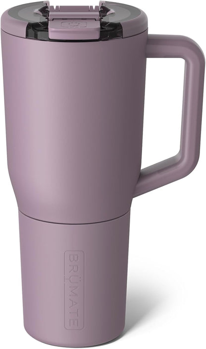 BrüMate Müv - 25oz 100% Leak Proof Insulated Coffee Mug with Handle & Lid - Stainless Steel Coffee Travel Mug - Double Walled Coffee Cup (Lilac Dusk)