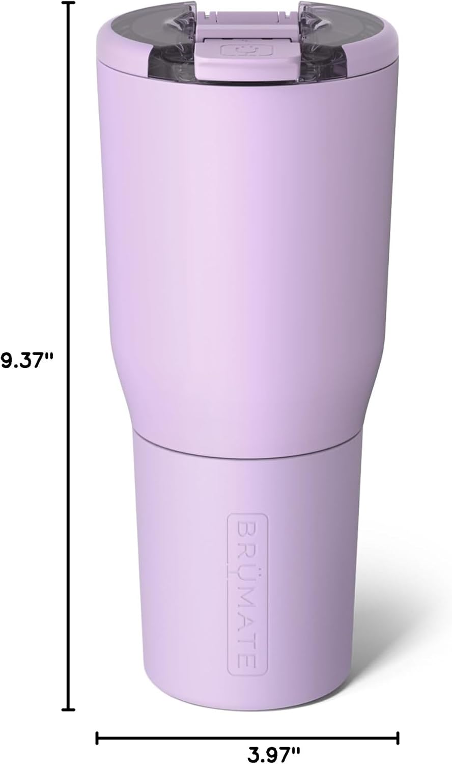 BrüMate Nav 25oz 100% Leak Proof Insulated Travel Tumbler with Magnetic BevLock™ Lid - Double Wall Cup-Holder Friendly Stainless Steel Mug (Nightfall Blue)