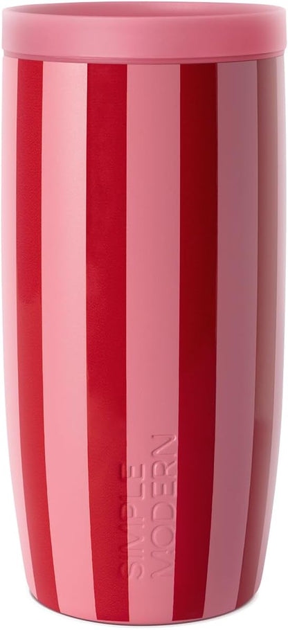 Simple Modern Travel Coffee Mug Tumbler with 360° Lid | Ceramic-Lined Insulated Stainless Steel Cold Brew Iced Coffee Cup | Gifts for Women Men Her Him | Voyager Signature | 16oz | Sea Glass Sage
