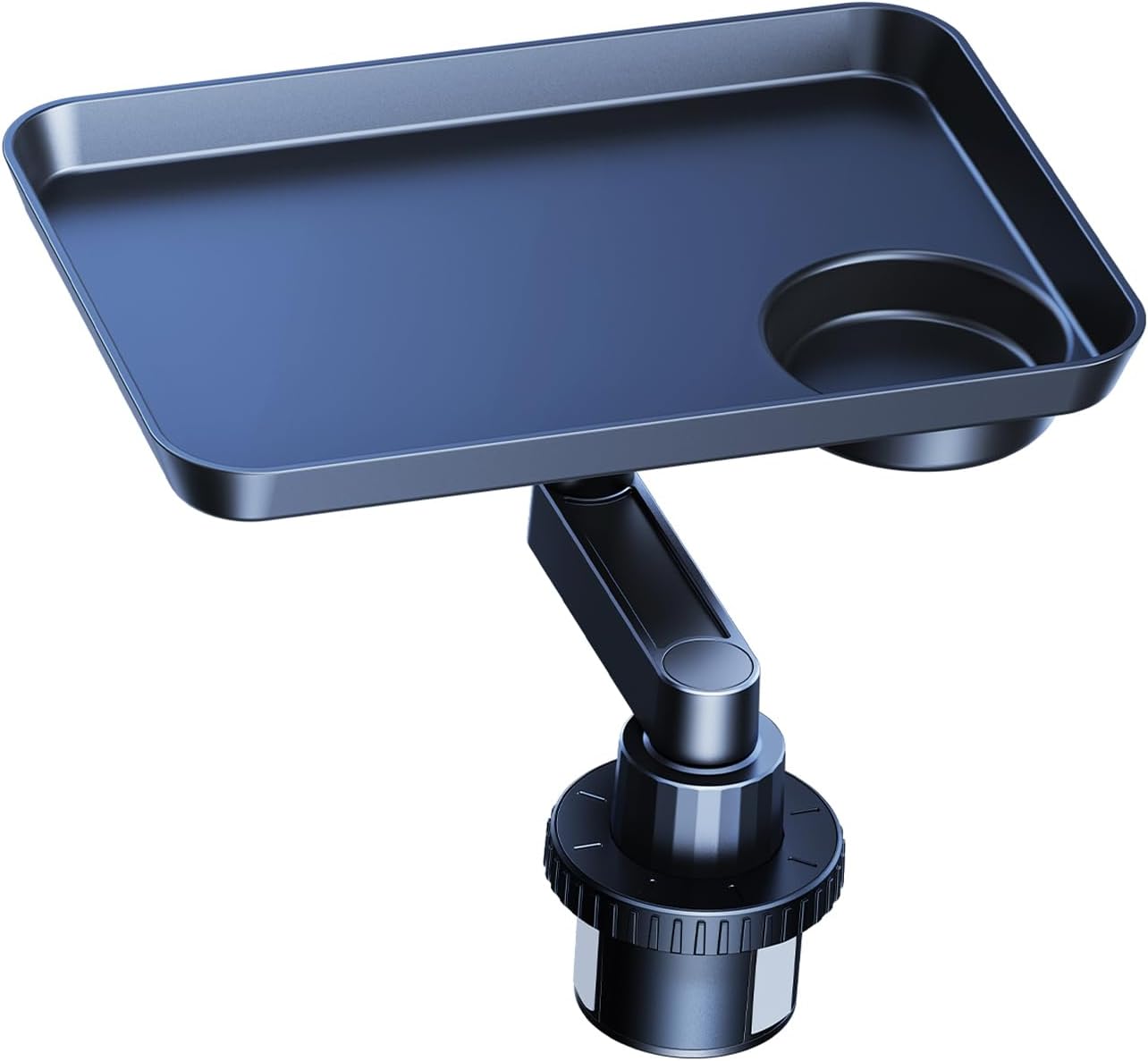 Car Cup Holder Tray, Car Food Tray Table for Car Eating Lunch, Cup Holder Expander Insert Interior, Long Road Trip Essentials Travel Patrol Accessories Drink Holder Organizer for Semi Truck Rv