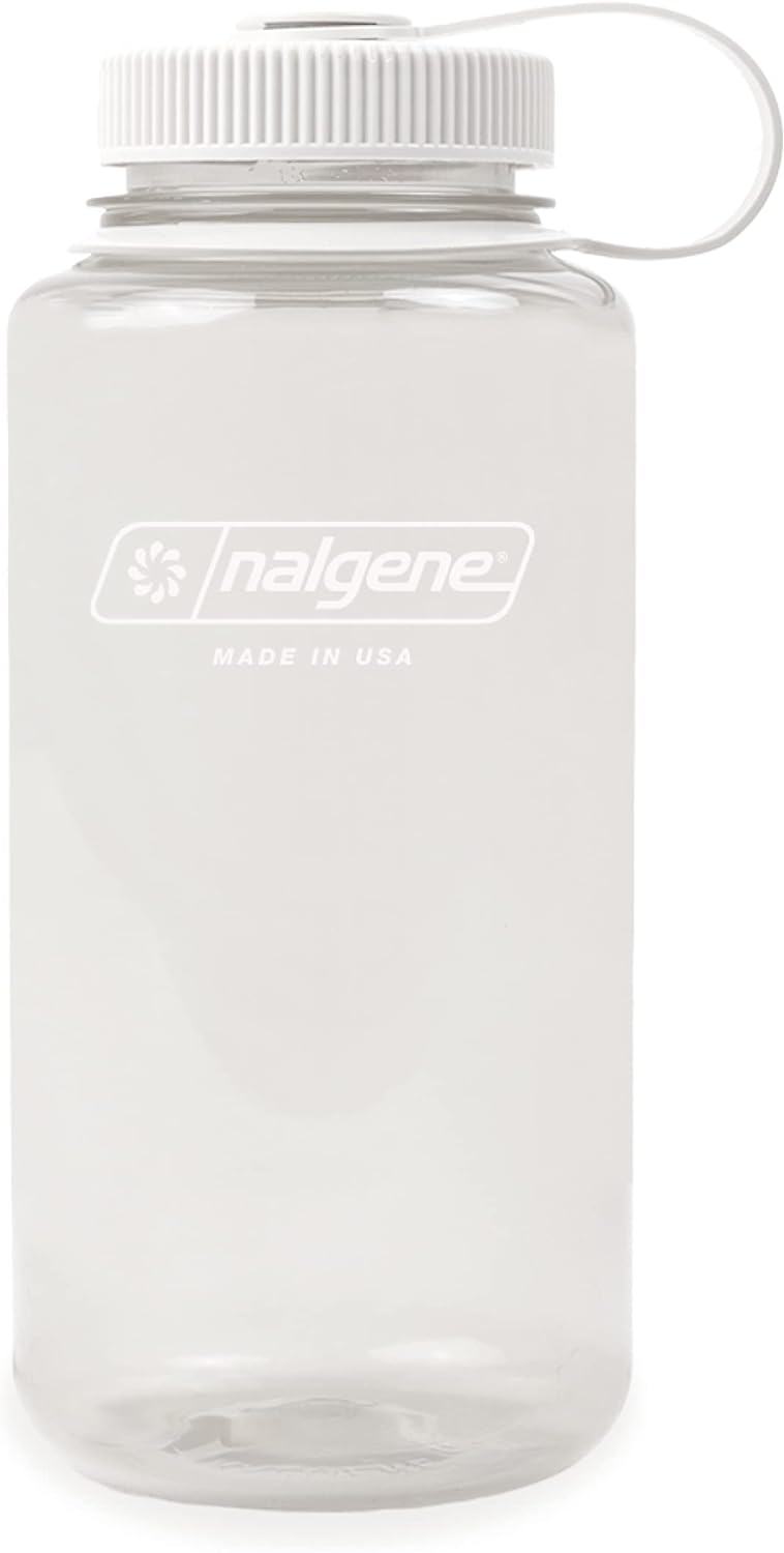 Nalgene 32 oz Wide Mouth Water Bottle | BPA-Free, Durable & Leak Proof, Lightweight Bottle for Hiking & Gym, Work & Travel