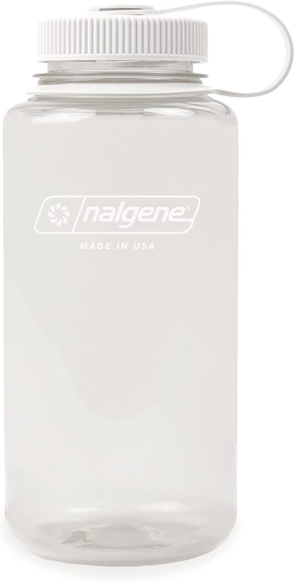 Nalgene 32 oz Wide Mouth Water Bottle | BPA-Free, Durable & Leak Proof, Lightweight Bottle for Hiking & Gym, Work & Travel
