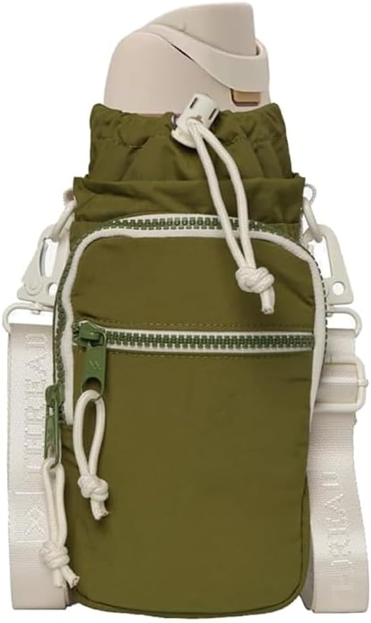Thread Wallets Water Bottle Sling Crossbody Bag – Small Cross Body Sling with Pockets for Water Bottle, Cash, Phone & Keys