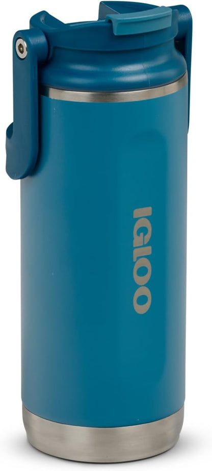 Igloo 20 oz Stainless Steel Tumbler | Sport Sipper Bottle | Thrift Pink