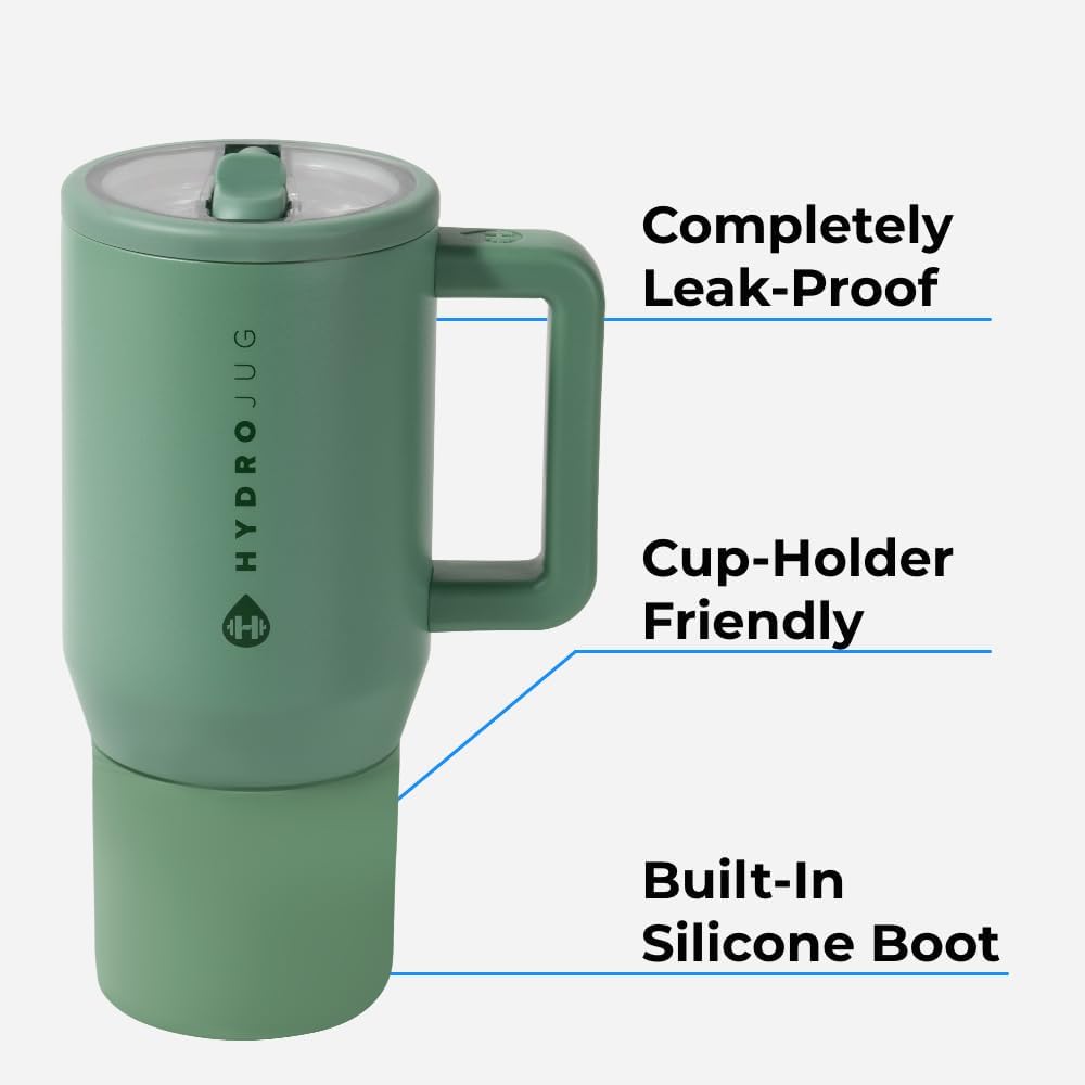 HydroJug Kids - 20 oz Insulated Kids Water Bottle with Flip Straw & Handle | Leak-Proof & Durable | Perfect for School, Sports, Lunch, Travel & Camp, Primrose
