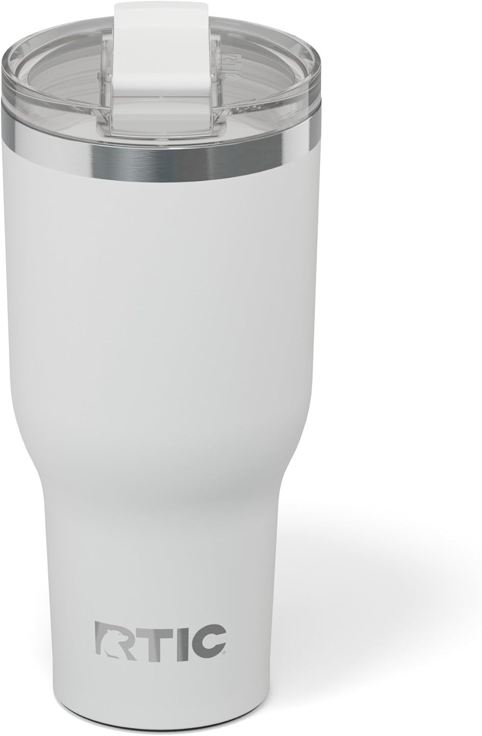RTIC 20oz Essential Tumbler with Lid, Ceramic Lined, Insulated, Stainless Steel, Metal, Double Wall Vacuum-Insulation, Travel Cup for Iced Coffee, Tea, Hot and Cold Drink, Graphite