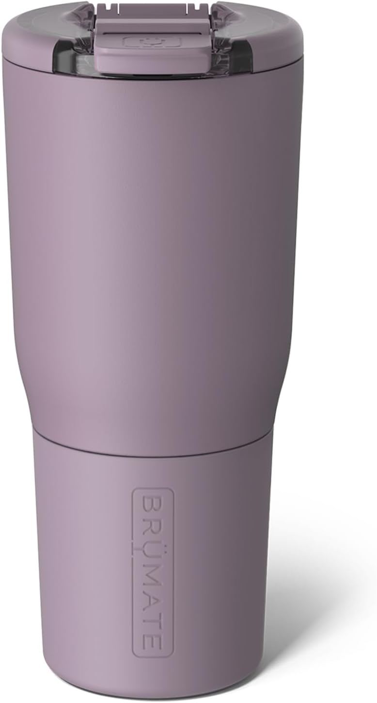 BrüMate Nav 25oz 100% Leak Proof Insulated Travel Tumbler with Magnetic BevLock™ Lid - Double Wall Cup-Holder Friendly Stainless Steel Mug (Nightfall Blue)