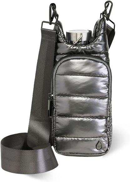 WanderFull Original HydroBag Fits Up to 32 oz Water Bottle Holder with Strap – Hands-Free Crossbody Water Bottle Carrier Bag with Phone Pocket - Colors A