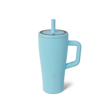 BrüMate Era 40 oz Tumbler with Handle & Straw | 100% Leakproof Insulated Water Bottle Tumbler with Lid & Flexible SoftSip Straw | Made of Stainless Steel | Cup Holder Friendly | 40oz (Nightfall Blue)