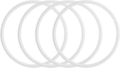 Replacement Lid Gasket Seal for Stanley 40oz Tumblers, 4 Seals & 1 Straw Cap, BPA-Free Silicone Seal for Adventure Quencher H2.0 Flowstate, Leak-Proof, Food Grade (4 Seals + 1 Straw Cap)