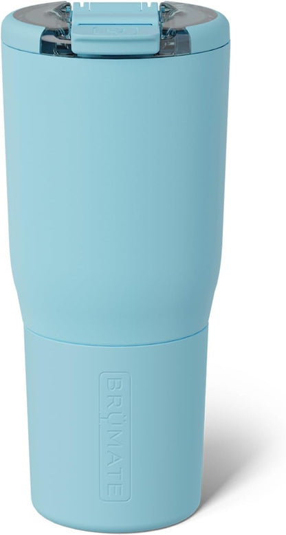 BrüMate Nav 25oz 100% Leak Proof Insulated Travel Tumbler with Magnetic BevLock™ Lid - Double Wall Cup-Holder Friendly Stainless Steel Mug (Nightfall Blue)