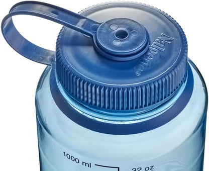 Nalgene 32 oz Wide Mouth Water Bottle | BPA-Free, Durable & Leak Proof, Lightweight Bottle for Hiking & Gym, Work & Travel