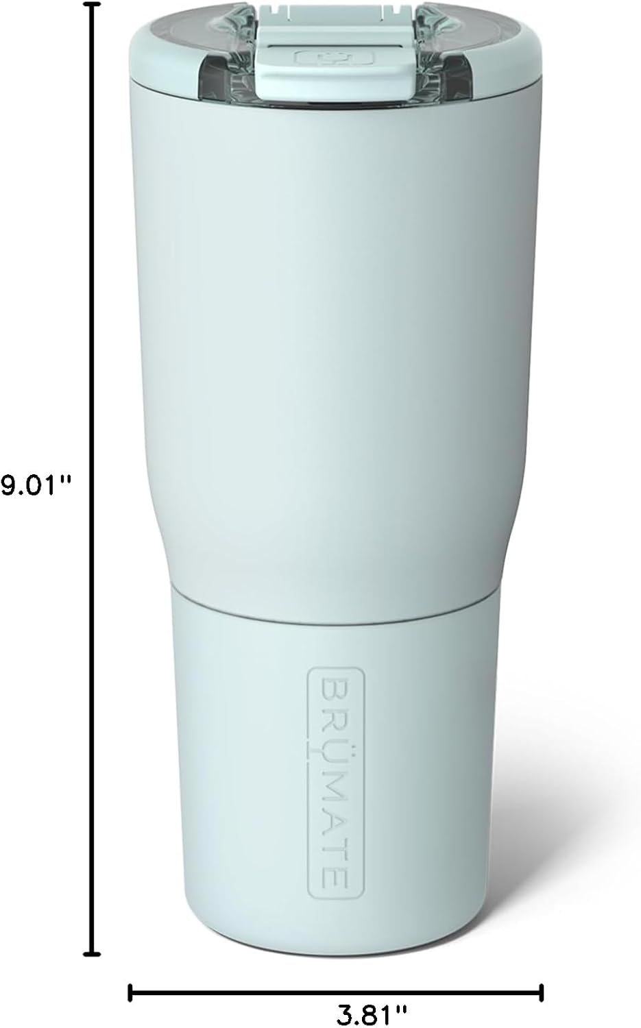 BrüMate Nav 25oz 100% Leak Proof Insulated Travel Tumbler with Magnetic BevLock™ Lid - Double Wall Cup-Holder Friendly Stainless Steel Mug (Nightfall Blue)