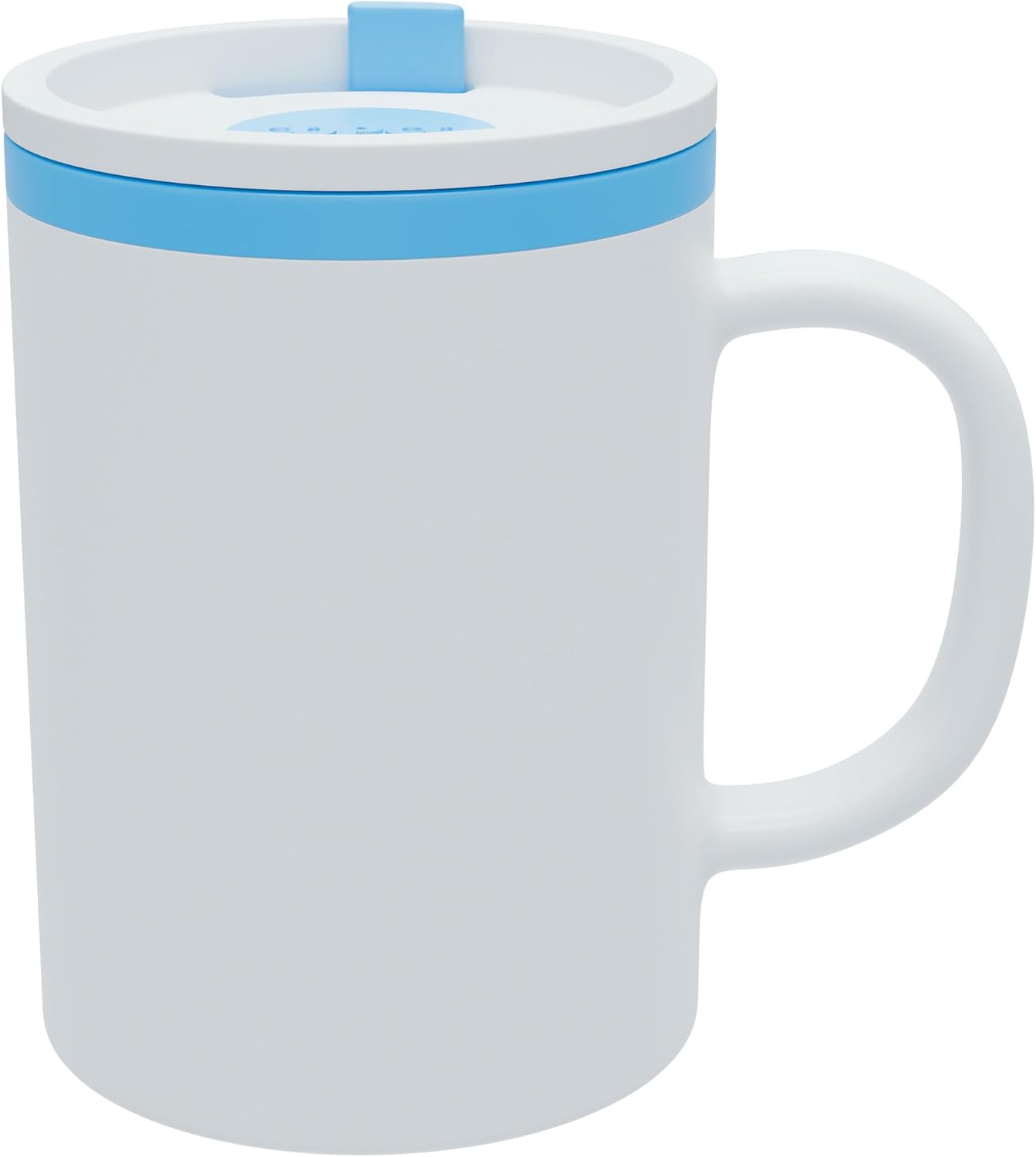 Copco Desk Mug 16 oz - Durable BPA-Free, Double-Wall Insulation for Hot & Cold Drinks, Microwave & Dishwasher Safe, Ideal for Office, Home, Travel - Spill-Resistant Reusable Mug (Teal)